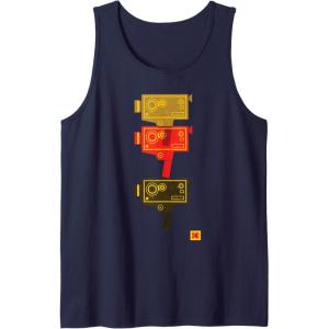 imageKODAK M7 Movie Camera Art Tank TopNavy Blue