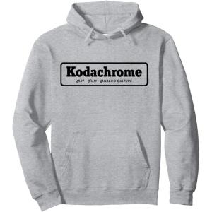 imageKodachrome Logo  Black Pullover HoodieHeather Grey