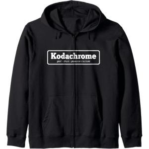 imageKodachrome Logo  White Zip HoodieBlack