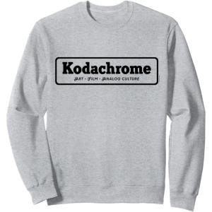 imageKodachrome Logo Design  Black SweatshirtHeather Grey