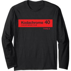 imageKodak Kodachrome 40 Long Sleeve TShirtBlack