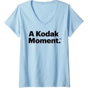 imageWomens A Kodak Moment VNeck TShirtBaby Blue
