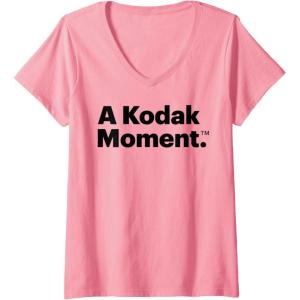 imageWomens A Kodak Moment VNeck TShirtPink