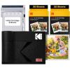 imageKODAK Mini 3 ERA 4PASS Portable Photo Printer Black Printer  Initial 8 Sheets  60 SheetsBlack