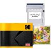 imageKODAK Mini 3 ERA 4PASS Portable Photo Printer Black Printer  Initial 8 Sheets  60 SheetsYellow