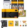 imageKODAK Mini 3 ERA 4PASS Portable Photo Printer Black Printer  Initial 8 Sheets  60 SheetsYellow