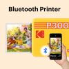 imageKODAK Mini 3 Retro 4PASS Portable Photo Printer 3x3 inches  8 Sheets YellowWhite