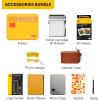 imageKODAK Mini 3 Retro 4PASS Portable Photo Printer 3x3 inches Initial 8 Sheets  30 Sheets  Gift Bundle WhiteWhite