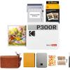 imageKODAK Mini 3 Retro 4PASS Portable Photo Printer 3x3 inches Initial 8 Sheets  30 Sheets  Gift Bundle WhiteWhite