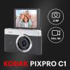 imageKODAK PIXPRO C1 Friendly Zoom Digital Camera  13MP Compact Point and Shoot with 28 180 Tilt LCD Flip Screen Retro Vintage Design with 4X Zoom and 1080P Full HD Video for Travel Vlogging BrownBlack