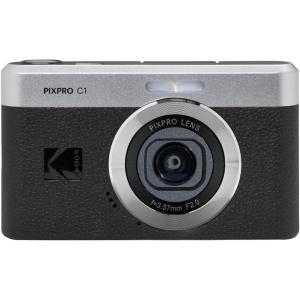 imageKODAK PIXPRO C1 Friendly Zoom Digital Camera  13MP Compact Point and Shoot with 28 180 Tilt LCD Flip Screen Retro Vintage Design with 4X Zoom and 1080P Full HD Video for Travel Vlogging BrownBlack