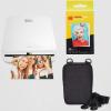 imageKODAK Step Instant Photo Printer with BluetoothNFC Zink Technology amp KODAK App for iOS amp Android Pink Go BundleWhite