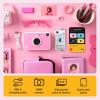 imageKodak Printomatic Instant Print Digital Camera Pink 10MP Portable Camera with Interactive RGB LED Status Indicator Prints FullColor Photos on Zink 2x3 StickyBacked Photo Paper  Easy amp FunPink