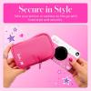 imageKodak x Barbie Printomatic FullColor Instant Print Digital Camera Barbie Starter Bundle Signature Style Barbie Deluxe Camera Case  Zink Paper 20 SheetsIconic Style