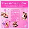 imageKodak x Barbie Step Slim Wireless Instant Portable Photo Mobile Printer Iconic Style Barbie Deluxe Camera Case  Barbie Photo Album  Zink Paper 20 SheetsLight Pink
