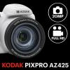 imageKODAK PIXPRO AZ425RD 20MP Digital Camera 42X Optical Zoom 24mm Wide Angle 1080P Full HD Video Optical Image Stabilization LiIon Battery 3 LCD Vlogging Camera RedWhite