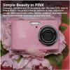imageKodak PIXPRO FZ45 Friendly Zoom 16MP 1080p Full HD Digital Camera Pastel Pink with 128GB SD Card Compact Camera Case and Extra 4X AA Batteries Bundle 4 Items