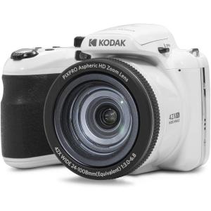 imageKODAK PIXPRO AZ425RD 20MP Digital Camera 42X Optical Zoom 24mm Wide Angle 1080P Full HD Video Optical Image Stabilization LiIon Battery 3 LCD Vlogging Camera RedWhite