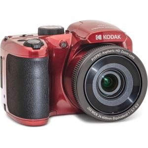 imageKodak PIXPRO AZ255BK 16MP Digital Camera 25X Optical Zoom 24mm Wide Angle Lens Optical Image Stabilization 1080P Full HD Video 3 LCD Vlogging Camera BlackRed